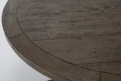 Caden 55" Round Dining Table -KitchenCraft Store 109143 natural wood dining table v2 detail 03