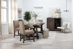 Jaxon Grey 76-96" Extension Dining Table -KitchenCraft Store 202263 grey wood extension dining table room 7