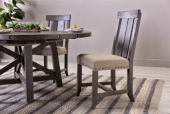 Jaxon Grey 54-72" Round Extension Dining With Wood Chair Set For 4 15 Jaxon Grey 54-72" Round Extension Dining With Wood Chair Set For 4 -KitchenCraft Store 202270 grey wood round extension dining set room 18