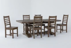 KitchenCraft Store -KitchenCraft Store 215826 natural wood dining set v2 side 02
