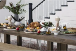 Palazzo 106" Dining Table 18 Palazzo 106" Dining Table -KitchenCraft Store 217337 natural wood dining table room 37