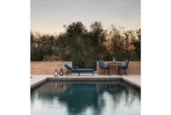 Martinique Outdoor Bistro Pub Table -KitchenCraft Store 218000 grey metal outdoor bistro pub table room 08