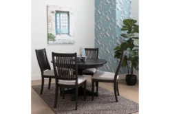 Valencia Dining Side Chair With Upholstered Seat 12 Valencia Dining Side Chair With Upholstered Seat -KitchenCraft Store 230137 charcoal wood dining chair room 19