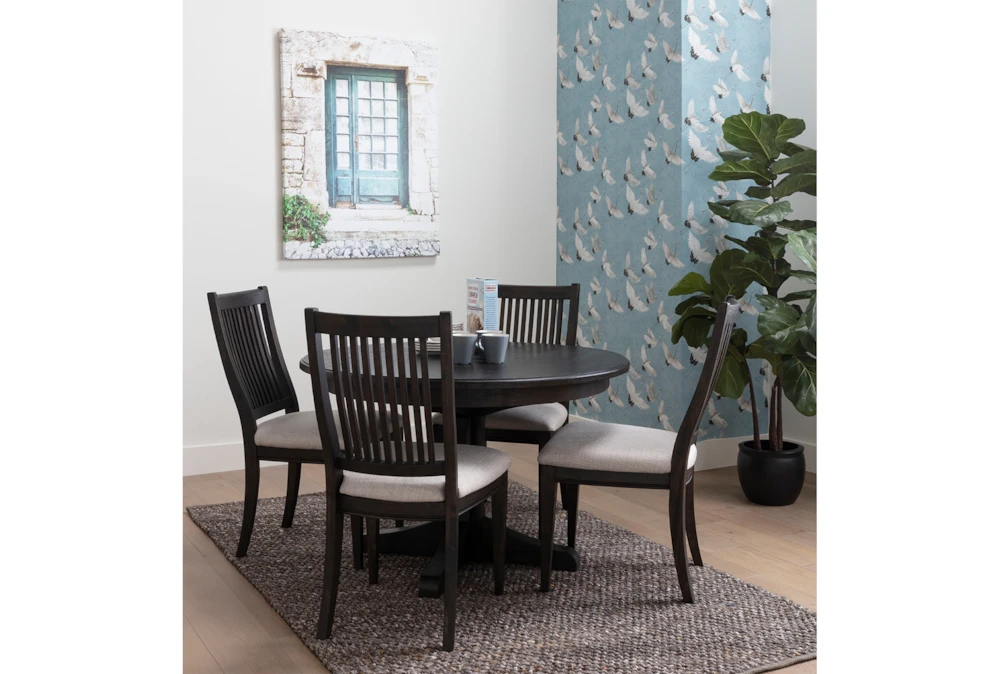 Valencia Dining Side Chair With Upholstered Seat 5 Valencia Dining Side Chair With Upholstered Seat - Image 5