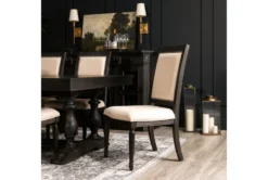 Chapleau II Dining Side Chair -KitchenCraft Store 236902 black wood dining chair room 42