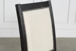 Chapleau II Dining Side Chair -KitchenCraft Store 236902 black wood side chair detail 03