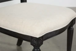 Chapleau II Dining Side Chair -KitchenCraft Store 236902 black wood side chair detail 04