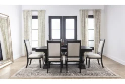 Chapleau II Arm Chair -KitchenCraft Store 236905 black wood dining chair room 32