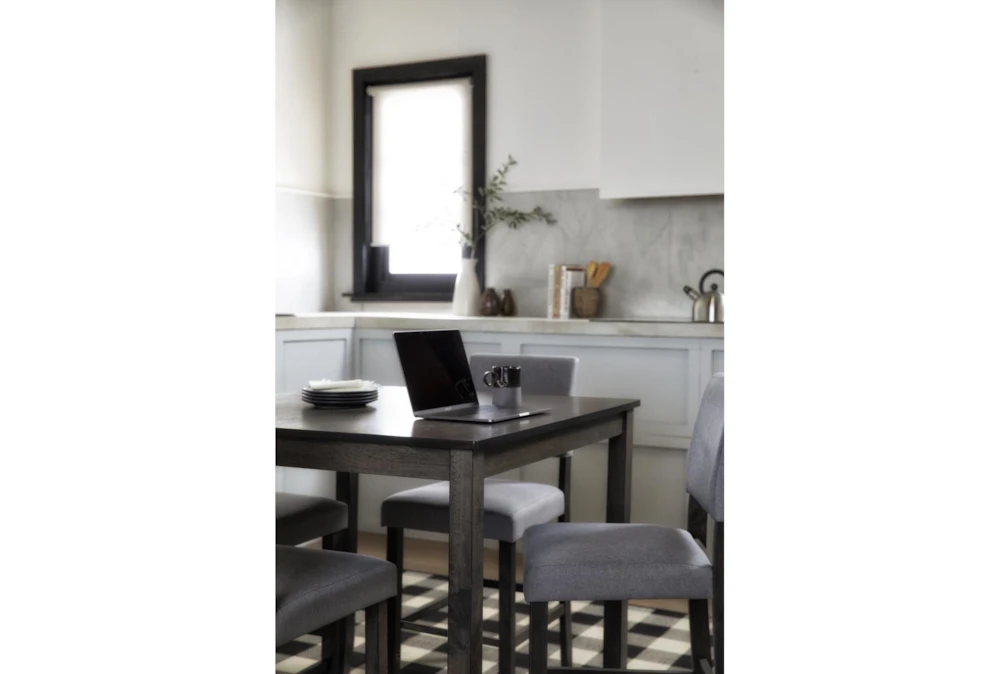 Jarrod Grey 40" Square Counter Set For 4 7 Jarrod Grey 40" Square Counter Set For 4 - Image 7