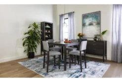 Jarrod Grey 40" Square Counter Set For 4 17 Jarrod Grey 40" Square Counter Set For 4 -KitchenCraft Store 243507 grey wood counter height set room 38