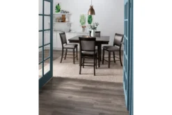 Sutton Brown 48" Square Counter Table -KitchenCraft Store 245034 grey wood counter dining table room 05 1