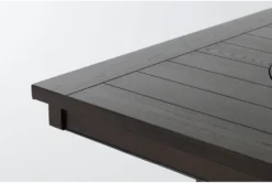 Sutton Brown 48" Square Counter Table -KitchenCraft Store 245034 grey wood dining table details 44.jpg 1