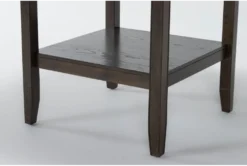 Sutton Brown 48" Square Counter Table 11 Sutton Brown 48" Square Counter Table -KitchenCraft Store 245034 grey wood dining table details 46.jpg