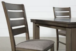Ashford II 66" Dining With Side Chair Set For 4 9 Ashford II 66" Dining With Side Chair Set For 4 -KitchenCraft Store 251021 grey wood dining set detail 03