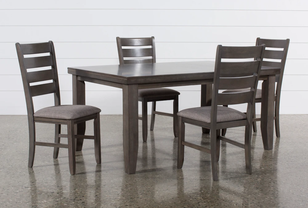 Ashford II 66" Dining With Side Chair Set For 4 1 Ashford II 66" Dining With Side Chair Set For 4