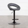 Carlo Dark Grey 33" Adjustable Bar Stool