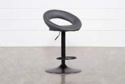 Carlo Dark Grey 33" Adjustable Bar Stool