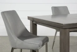 Ashford II 66" Dining With Bowery II Chair Set For 4 -KitchenCraft Store 252080 grey wood dining detail 03