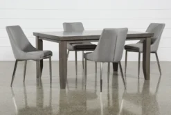 Ashford II 66" Dining With Bowery II Chair Set For 4