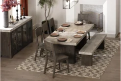 Titan 82" Dining Table 25 Titan 82" Dining Table -KitchenCraft Store 252445 grey wood dining table room 73