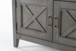 Concord 26-42" Extension Counter Table -KitchenCraft Store 254061 grey wood counter height table detail 45