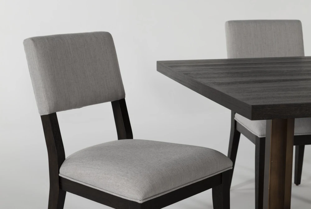 Pierce Espresso 86" Dining With Bench + Side Chair Set For 6 3 Pierce Espresso 86" Dining With Bench + Side Chair Set For 6 - Image 3