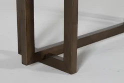 Pierce Espresso 86" Dining Table -KitchenCraft Store 254415 black wood dining table detail 45