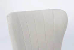 Covington Dining Side Chair -KitchenCraft Store 256187 natural fabric dining chair detail 45