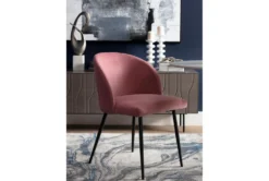 Duffy Pink Dining Side Chair -KitchenCraft Store 256194 pink fabric dining chair room 48