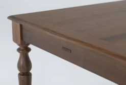 Magnolia Home Webster Walnut 96" Dining Table By Joanna Gaines -KitchenCraft Store 257166 brown wood dining table detail 44