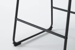 Cobbler Black 26" Counter Stool -KitchenCraft Store 257896 black multi media bar stool detail 45