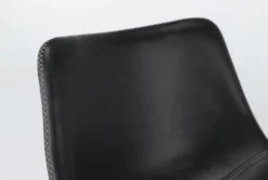 Cobbler Black 26" Counter Stool -KitchenCraft Store 257896 black multi media bar stool detail 46