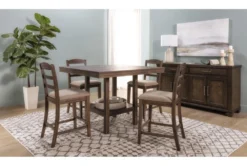 Ashbury 48" Square Counter Table 10 Ashbury 48" Square Counter Table -KitchenCraft Store 261186 grey veneer counter height table room 46