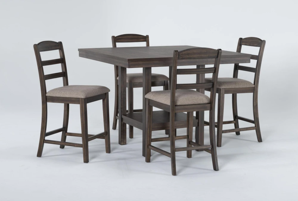 Ashbury 48" Square Counter With Stool Set For 4 2 Ashbury 48" Square Counter With Stool Set For 4 - Image 2