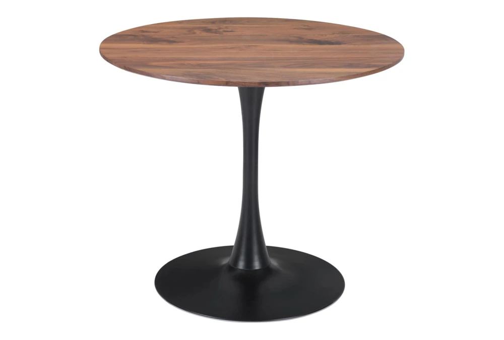 Opera Brown + Black 35" Round Dining Table 4 Opera Brown + Black 35" Round Dining Table - Image 4