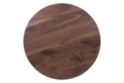 Opera Brown + Black 35" Round Dining Table 15 Opera Brown + Black 35" Round Dining Table -KitchenCraft Store 262530 brown mdf dining table detail 47