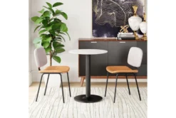 Cypress 42" Pub Table -KitchenCraft Store 262532 white metal bistropub table room 85