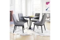 Dawn Black 35" Square Dining Table -KitchenCraft Store 262540 black mdf dining table room 86