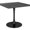 Dawn Black 35" Square Dining Table