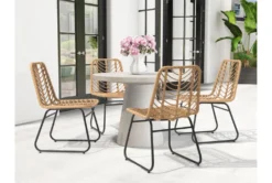 Trask Natural Dining Side Chair Set Of 2 -KitchenCraft Store 262626 natural polyurethane dining chair room 85