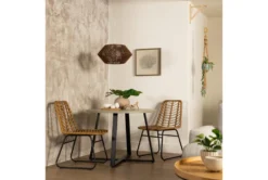 Trask Natural Dining Side Chair Set Of 2 -KitchenCraft Store 262626 natural polyurethane dining chair room 89