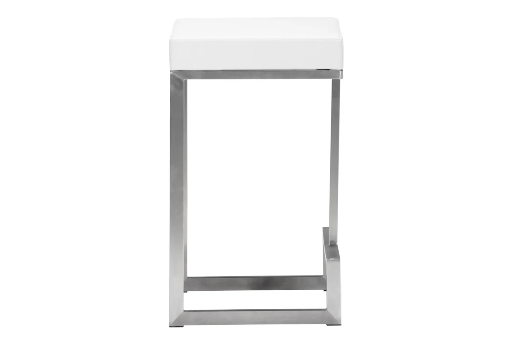 Copley White 26” Counter Stool Set Of 2 2 Copley White 26” Counter Stool Set Of 2 - Image 2