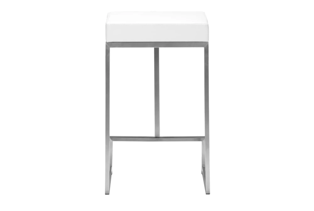 Copley White 26” Counter Stool Set Of 2 3 Copley White 26” Counter Stool Set Of 2 - Image 3