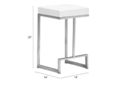 Copley White 26” Counter Stool Set Of 2 13 Copley White 26” Counter Stool Set Of 2 -KitchenCraft Store 266368 detail 51