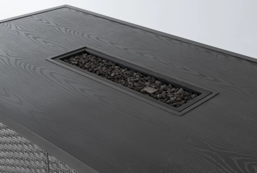 Koro 70" Outdoor Firepit Counter Table 6 Koro 70" Outdoor Firepit Counter Table - Image 6