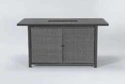 Koro 70" Outdoor Firepit Counter Table