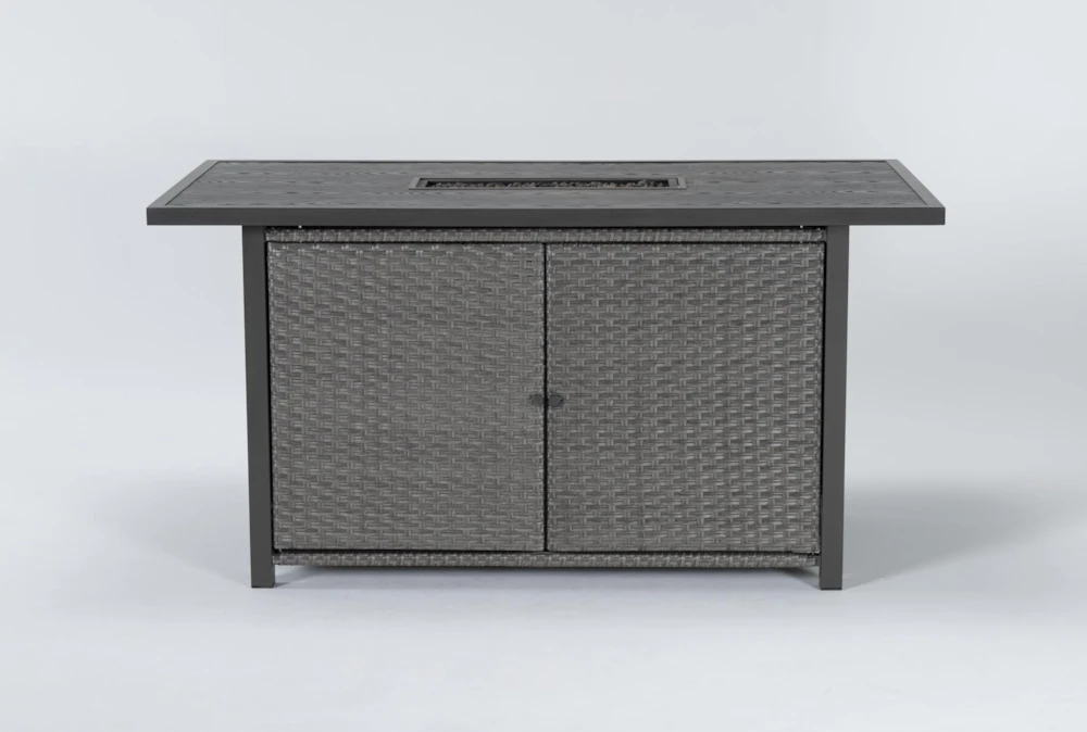 Koro 70" Outdoor Firepit Counter Table 1 Koro 70" Outdoor Firepit Counter Table