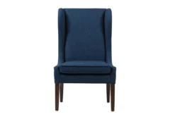 Edward Navy Wingback Dining Chair