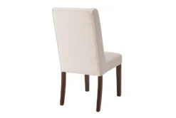 Elijah Cream Dining Side Chair Set Of 2 -KitchenCraft Store 267561 natural wood dining chair back 82