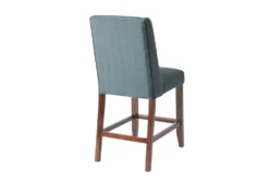 Elijah Blue 25" Counter Stool -KitchenCraft Store 267566 blue polyester bar stool back 82